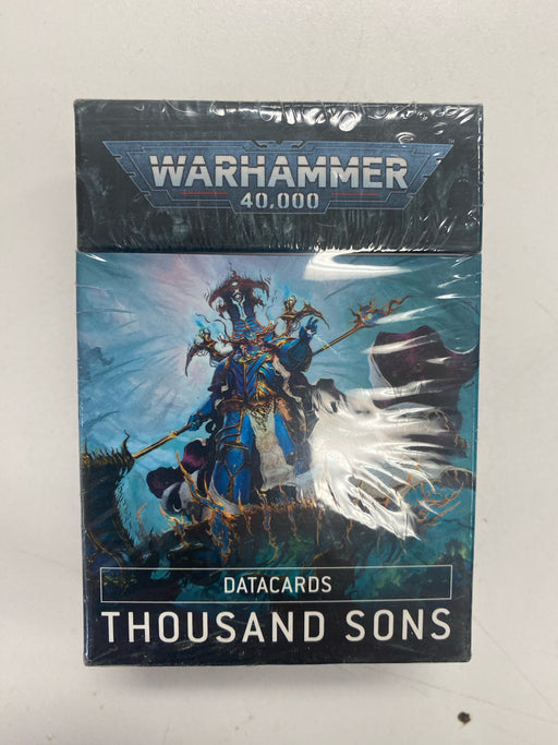 Collectible Miniature Games Games Workshop - Warhammer 40K - (9th Edition) Data cards - Thousand Sons - 43-21 - OUT OF PRINT - Cardboard Memories Inc.