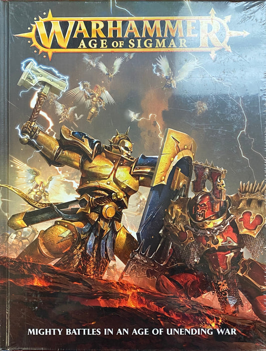 Collectible Miniature Games Games Workshop - Warhammer Age of Sigmar - 1st Edition - Core Rulebook (OUT OF PRINT) - Cardboard Memories Inc.