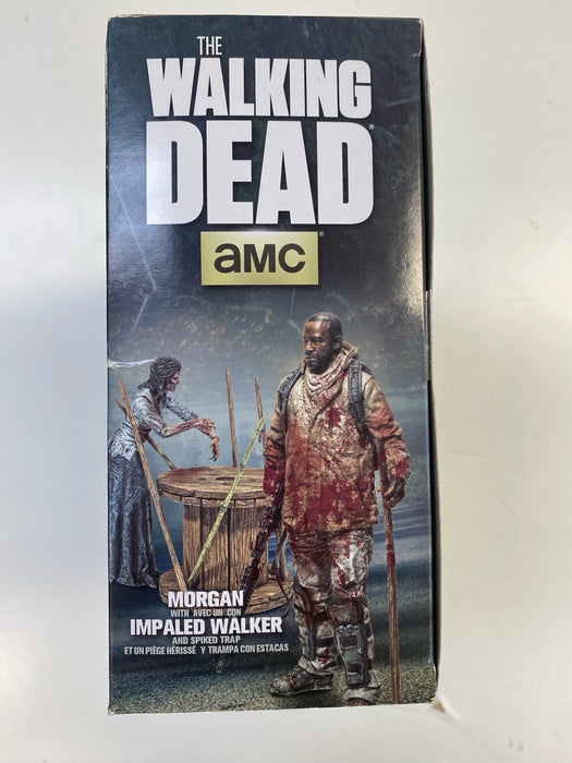 Action Figures and Toys McFarlane Toys - Walking Dead  - Series 8 - Morgan with Impaled Walker - Action Figure *DAMAGED BOX* - Cardboard Memories Inc.