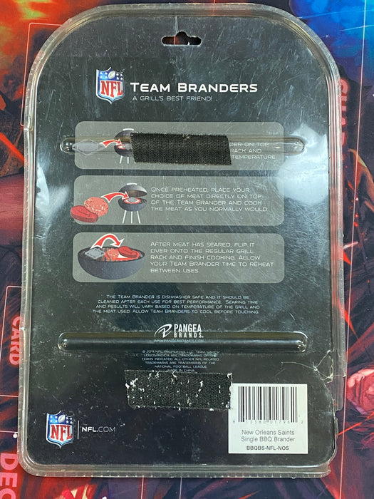 Pangea Brands - NFL - Team Branders - Burger - New Orleans Saints - DAMAGED PACKAGING - Cardboard Memories Inc.