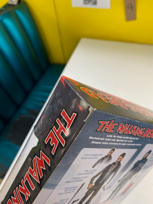 Action Figures and Toys McFarlane Toys - Walking Dead - Bloody Black & White Governor and Daughter Penny Blake - Series 2 Figure Set - PX Previews Exclusive - Cardboard Memories Inc.