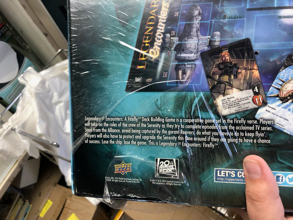 Deck Building Game Upper Deck - Legendary Encounters Deck Building Game - Firefly - DAMAGED BOX - Cardboard Memories Inc.