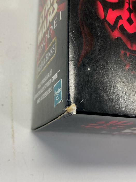 Action Figures and Toys Hasbro - Star Wars - Episode 1 - Jar Jar Binks - 12" Action Figure *DAMAGED BOX* - Cardboard Memories Inc.