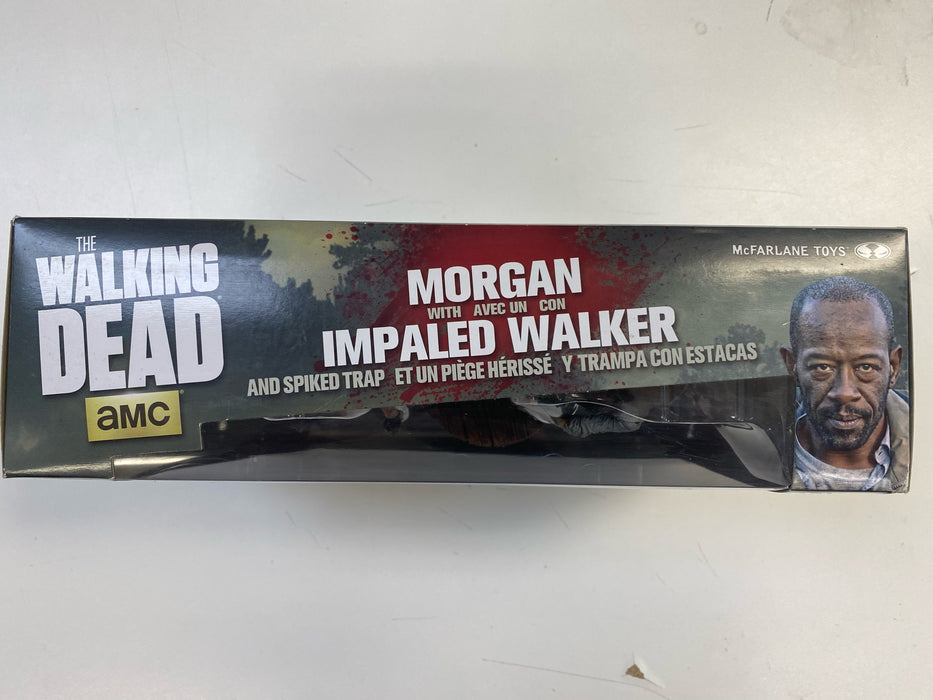 Action Figures and Toys McFarlane Toys - Walking Dead  - Series 8 - Morgan with Impaled Walker - Action Figure *DAMAGED BOX* - Cardboard Memories Inc.