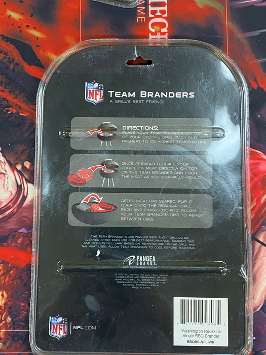 Pangea Brands - NFL - Team Branders - Burger - Washington Redskins - DAMAGED PACKAGING - Cardboard Memories Inc.