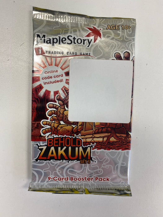 Maplestory TCG Behold Zakum Booster Pack — Cardboard Memories Inc