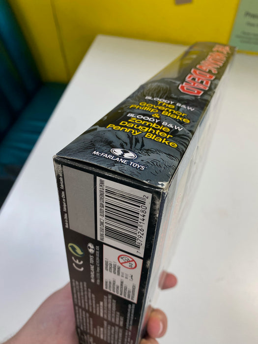 Action Figures and Toys McFarlane Toys - Walking Dead - Bloody Black & White Governor and Daughter Penny Blake - Series 2 Figure Set - PX Previews Exclusive - Cardboard Memories Inc.