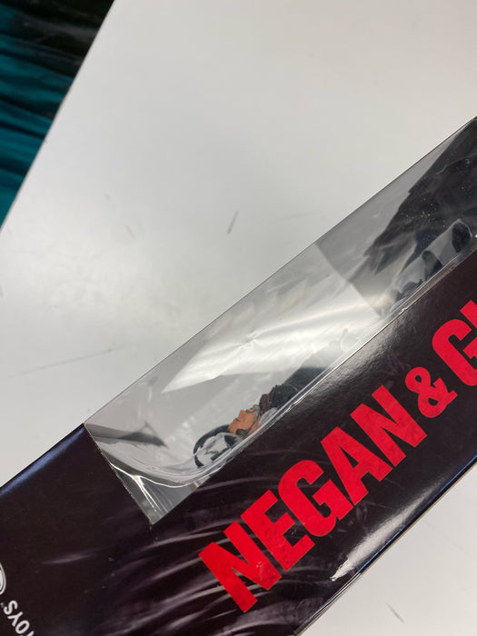 Action Figures and Toys McFarlane Toys - Walking Dead - Negan & Glenn 5" Figures Deluxe Set - Cardboard Memories Inc.