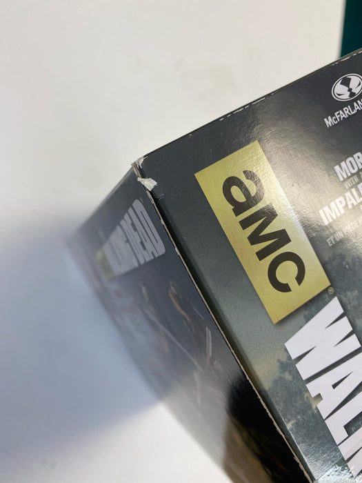 Action Figures and Toys McFarlane Toys - Walking Dead  - Series 8 - Morgan with Impaled Walker - Action Figure *DAMAGED BOX* - Cardboard Memories Inc.