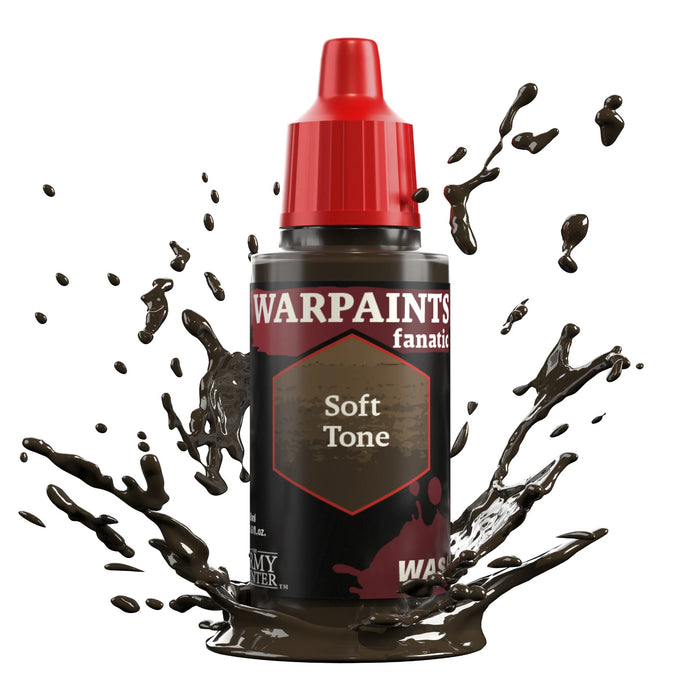 Paints and Paint Accessories Army Painter - Fanatic Warpaints - Soft Tone - Cardboard Memories Inc.