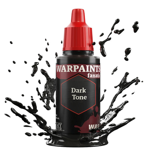 Paints and Paint Accessories Army Painter - Fanatic Warpaints - Dark Tone - Cardboard Memories Inc.