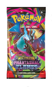 Trading Card Games Pokémon - Mega Evolution - Phantasmal Flames - Booster Pack - Cardboard Memories Inc.