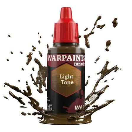 Paints and Paint Accessories Army Painter - Fanatic Warpaints - Light Tone - Cardboard Memories Inc.