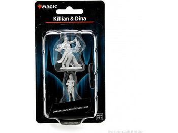 Role Playing Games Wizkids - Magic the Gathering - Unpainted Miniature - Killian and Dina - 90346 - Cardboard Memories Inc.