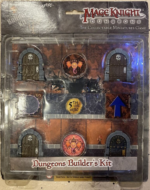 Collectible Miniature Games Wizkids - Mage Knight - Dungeons Builders Kit - Cardboard Memories Inc.