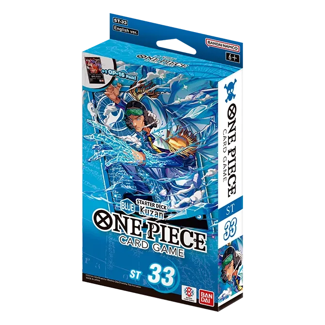 collectible card game Bandai - One Piece Card Game - ST33 - Kuzan - Blue Starter Deck - Cardboard Memories Inc.