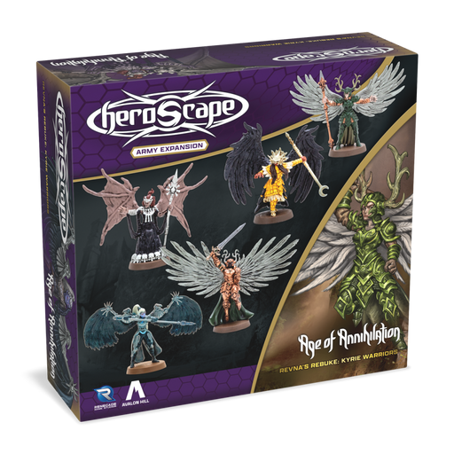 Collectible Miniature Games Renegade Game Studios - Heroscape - Revna's Rebuke - Kyrie Warriors - Army Expansion - Cardboard Memories Inc.