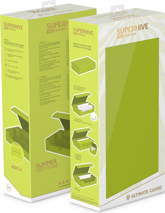 Supplies Ultimate Guard - Superhive - Lime Xenoskin - Summer Edition 2025 - 550 - Cardboard Memories Inc.