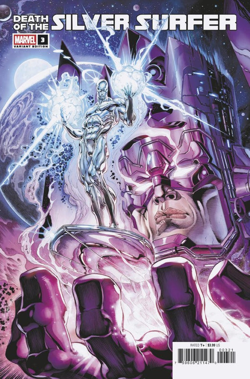 Comic Books Marvel Comics - Death of Silver Surfer (2025) 003 - Cover B Claudio Castellini Variant Edition (Cond. VF-) - 22928 - Cardboard Memories Inc.