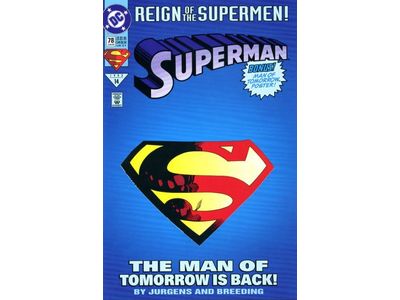 Comic Books DC Comics - Superman (1987) 078 (Cond. VF-) - 19241 - Cardboard Memories Inc.