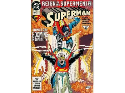 Comic Books DC Comics - Superman (1987) 080 (Cond. VF-) - 19243 - Cardboard Memories Inc.