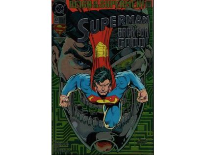 Comic Books DC Comics - Superman (1987) 082 Foil Cover (Cond. VF-) - 19246 - Cardboard Memories Inc.