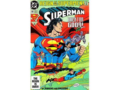 Comic Books DC Comics - Superman (1987) 082 (Cond. VF-) - 19245 - Cardboard Memories Inc.