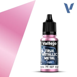 Acrylicos Vallejo - True Metallic Metal - Light - Crimson Magenta - 77 107