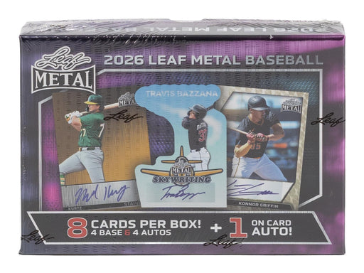 Sports Cards Leaf - 2026 - Baseball - Metal - Hobby Box - Cardboard Memories Inc.