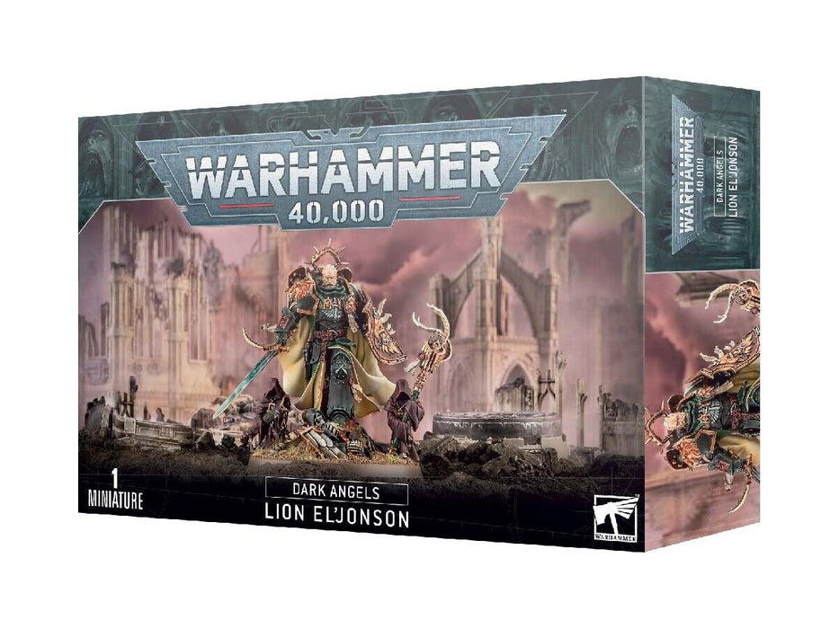 Collectible Miniature Games Games Workshop - Warhammer 40K - Dark Angels - Lion El Jonson - 44-20 - Cardboard Memories Inc.