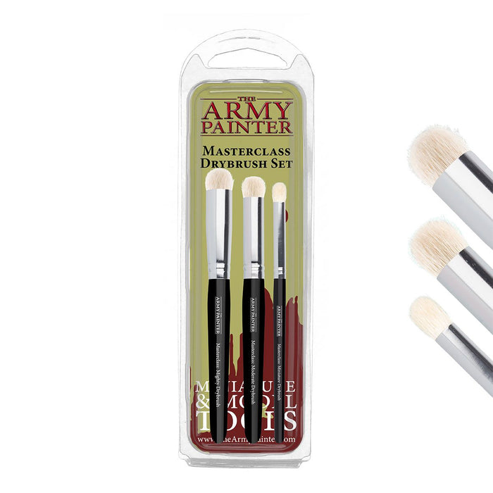 Paints and Paint Accessories Army Painter - Masterclass Dry Brush Set - Cardboard Memories Inc.