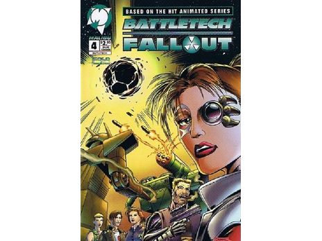 Comic Books Malibu Comics - Battletech Fallout 004 (Cond. VF-) 19574 - Cardboard Memories Inc.