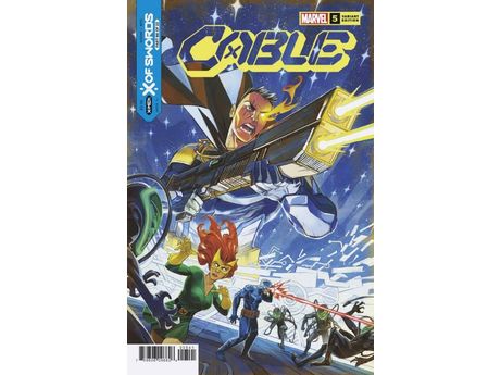 Comic Books Marvel Comics - Cable (2020) 005 Variant (Cond. FN+) 20618 - Cardboard Memories Inc.
