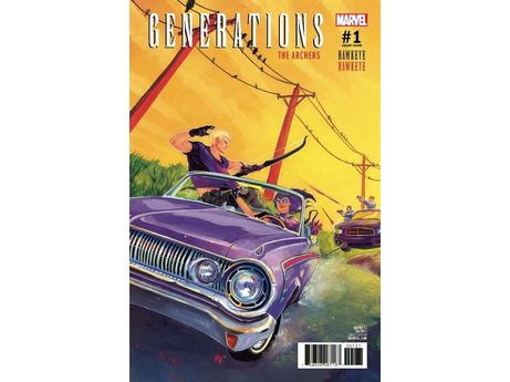 Comic Books, Hardcovers & Trade Paperbacks Marvel Comics - Generations Hawkeye & Hawkeye Meghan Hetrick Variant (Cond. VF-) 19000 - Cardboard Memories Inc.