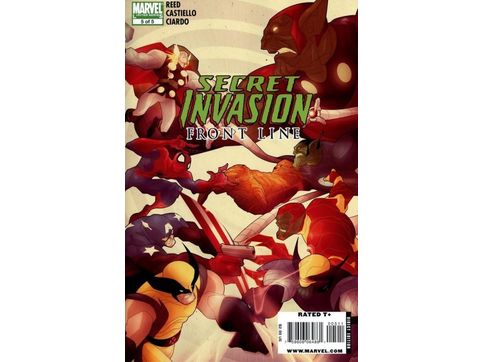 Comic Books Marvel Comics - Secret Invasion Front Line 005 (Cond. VF-) - 19323 - Cardboard Memories Inc.