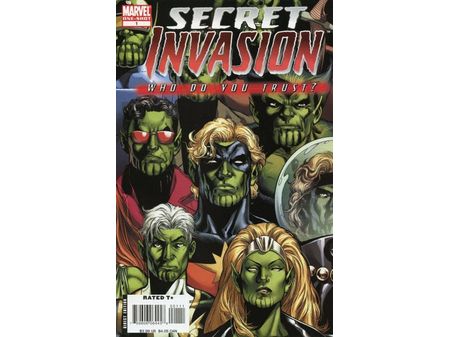 Comic Books Marvel Comics - Secret Invasion Who Do You Trust 001 (Cond. VF-) - 19317 - Cardboard Memories Inc.