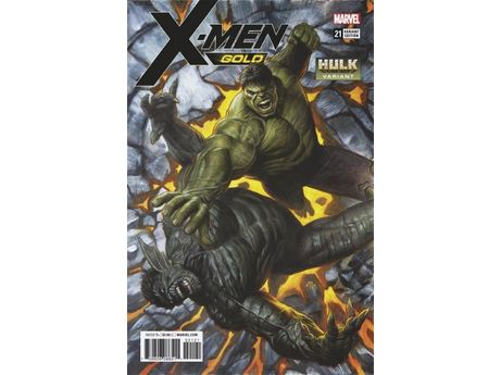 Comic Books Marvel Comics - X-Men Gold 021 Variant B (Cond. VF-) 20740 - Cardboard Memories Inc.