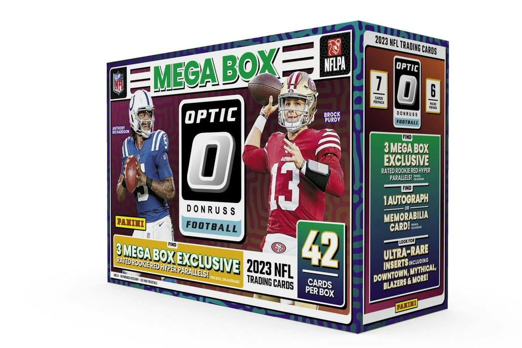Sports Cards Panini - 2023 - Football - Donruss Optic - Mega Box - Cardboard Memories Inc.