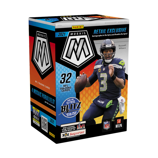 Sports Cards Panini - 2021 - Football - Mosaic - Blaster Box - Cardboard Memories Inc.