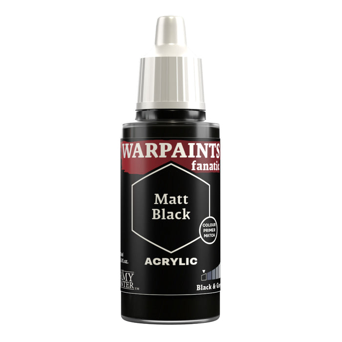 Paints and Paint Accessories Army Painter - Warpaints Fanatics - Matt Black - Cardboard Memories Inc.