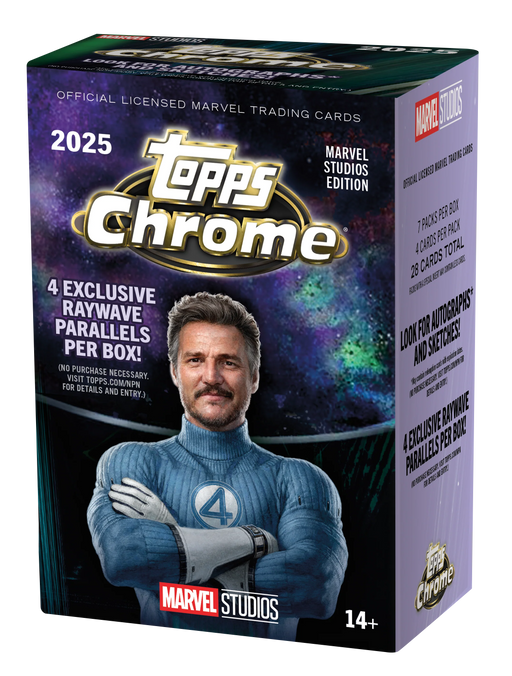 Non Sports Cards Topps - 2025 - Marvel - Chrome - Cinema - Blaster Value Box - Cardboard Memories Inc.