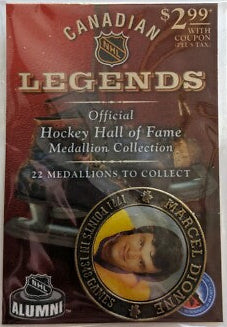 Collectible Merchandise NHL - Canadian Legends - Official Hockey Hall of Fame - Medallion Collection - Marcel Dionne - Cardboard Memories Inc.