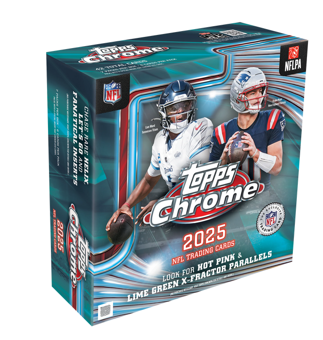 Sports Cards Topps - 2025 - Football - Chrome - Mega Box - Cardboard Memories Inc.