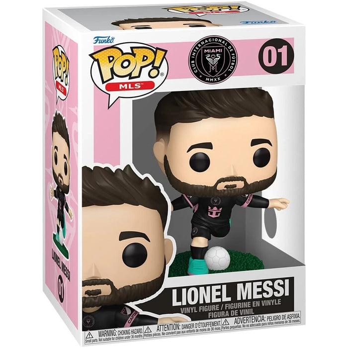 Action Figures and Toys POP! - Sports - Football - Soccer - Inter Miami - Lionel Messi (Away) - Cardboard Memories Inc.