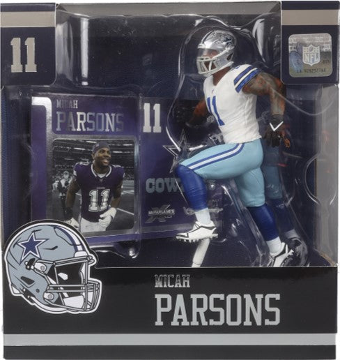 Building Sets McFarlane Toys - NFL - Posed - Dallas Cowboys - Micah Parsons - Cardboard Memories Inc.