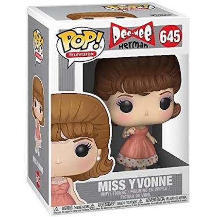 Action Figures and Toys POP! - Television - Pee-Wee Herman - Miss Yvonne (Damaged) - Cardboard Memories Inc.