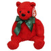 Plush TY Beanie Baby - Mistletoe the Bear - Cardboard Memories Inc.