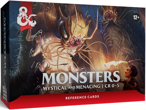 Role Playing Games Wizards of the Coast - 2026 - Dungeons and Dragons - 5th Edition - Reference Cards - Monsters - Mystical and Menacing - Cardboard Memories Inc.