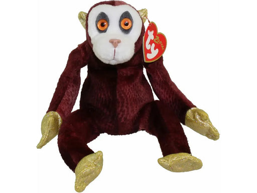 Plush TY Beanie Baby - The Monkey Chinese Zodiac - Cardboard Memories Inc.