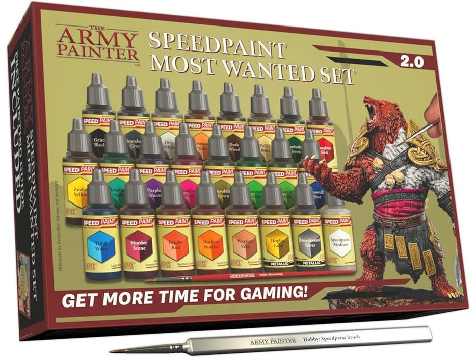 Paints and Paint Accessories Army Painter - Speedpaint - Most Wanted Set 2.0 - Cardboard Memories Inc.